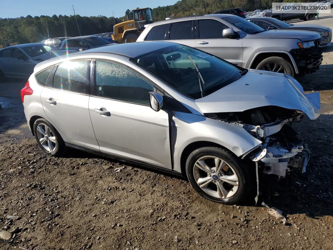 2014 Ford Focus Se VIN: 1FADP3K21EL238920 Lot: 76069754