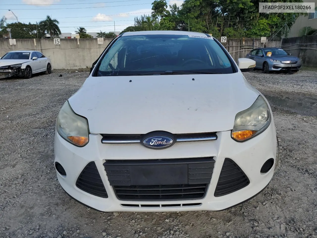 2014 Ford Focus Se VIN: 1FADP3F2XEL180266 Lot: 76083564