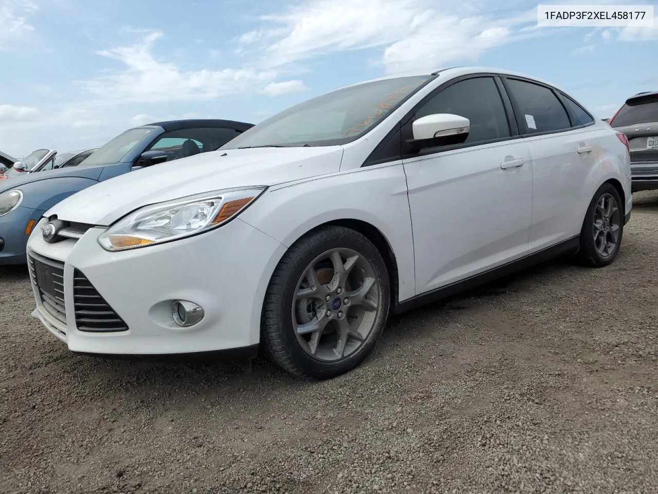 2014 Ford Focus Se VIN: 1FADP3F2XEL458177 Lot: 76084974