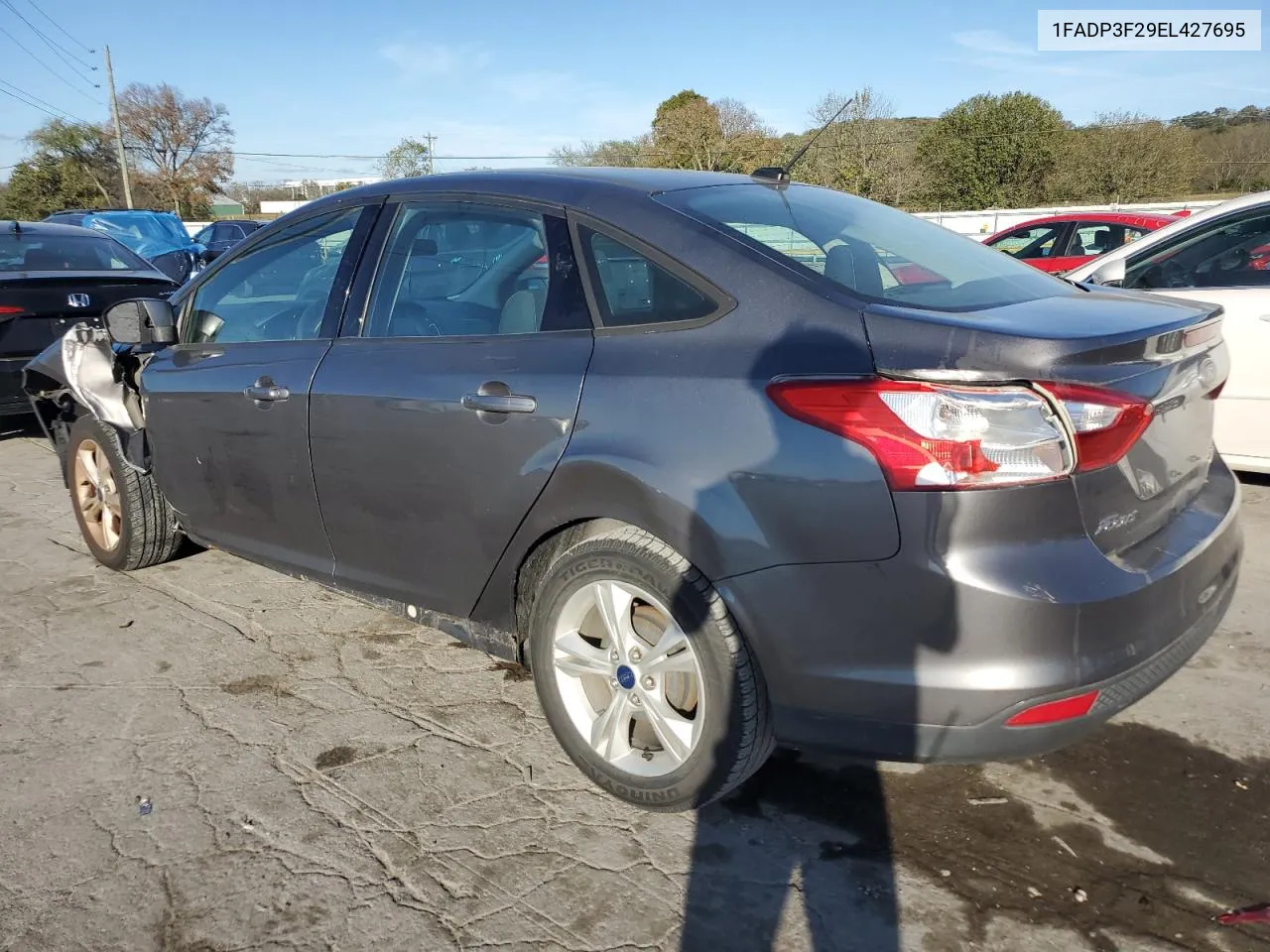 2014 Ford Focus Se VIN: 1FADP3F29EL427695 Lot: 76110744