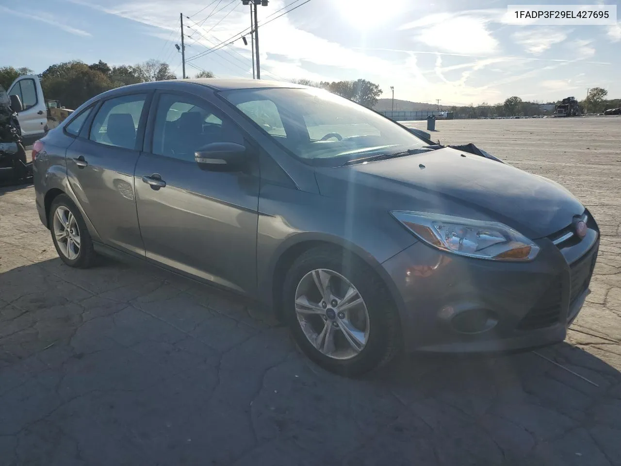 2014 Ford Focus Se VIN: 1FADP3F29EL427695 Lot: 76110744