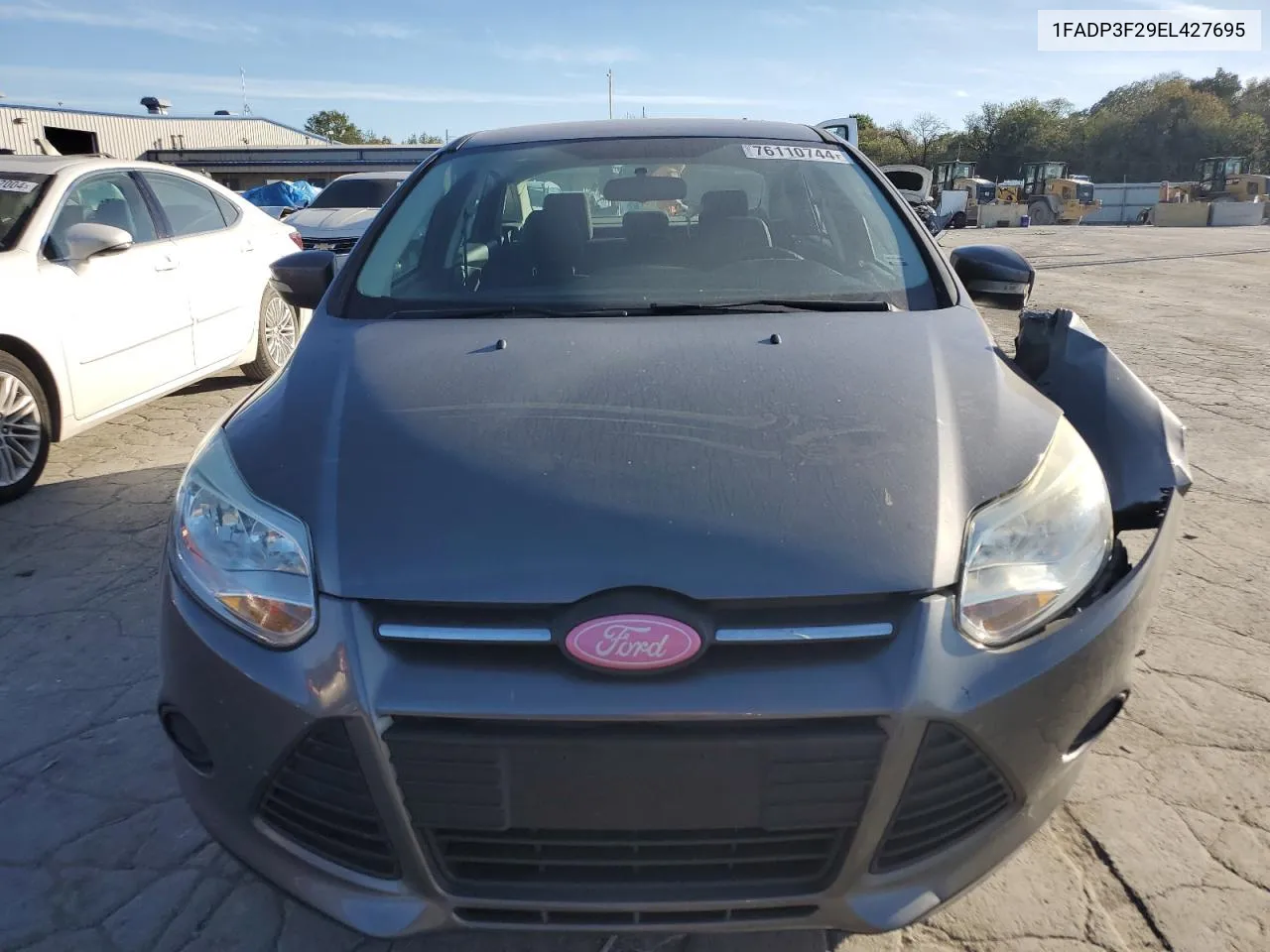 2014 Ford Focus Se VIN: 1FADP3F29EL427695 Lot: 76110744