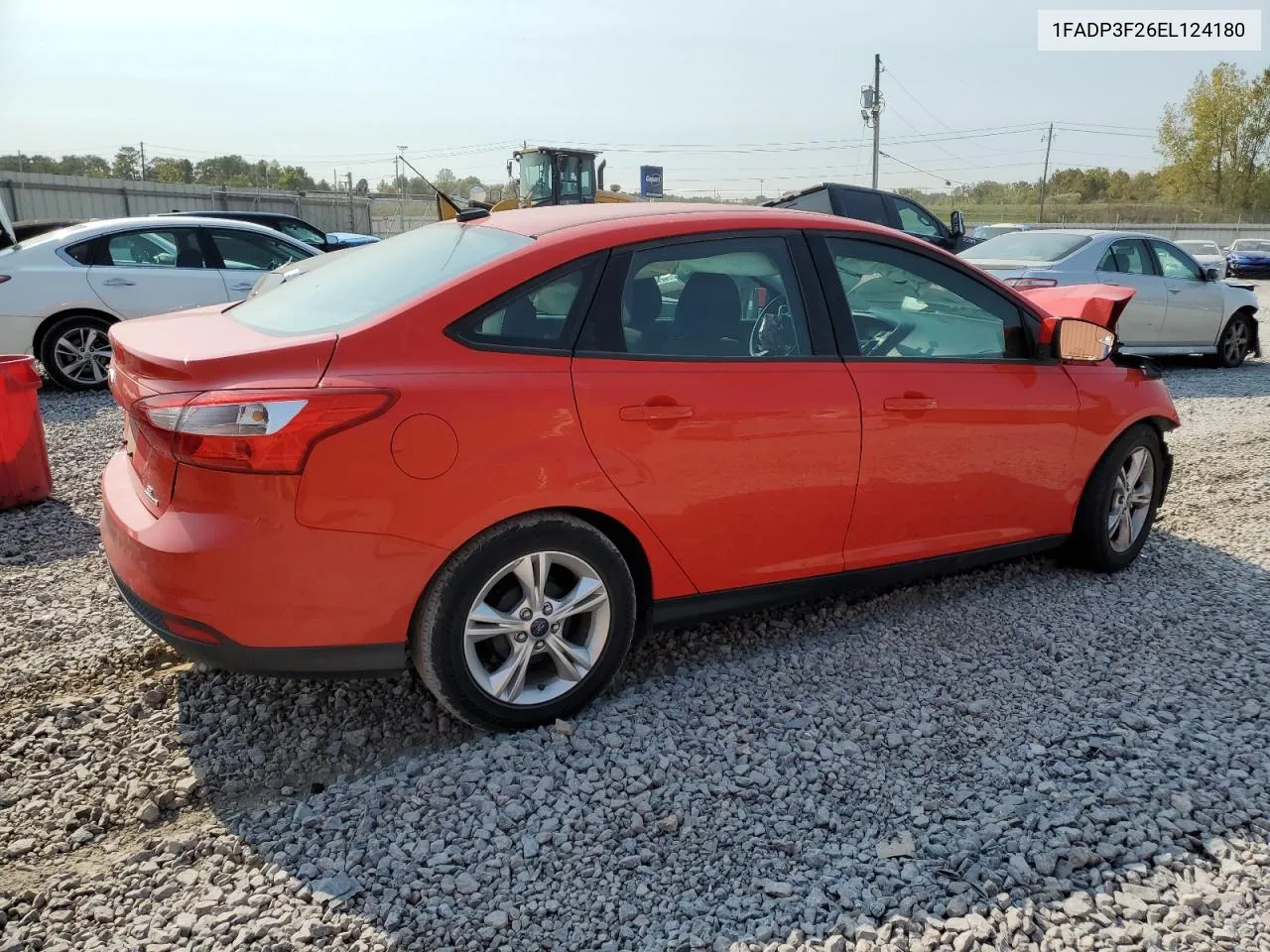 2014 Ford Focus Se VIN: 1FADP3F26EL124180 Lot: 76186474