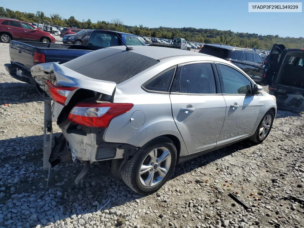 2014 Ford Focus Se VIN: 1FADP3F29EL349239 Lot: 76197034