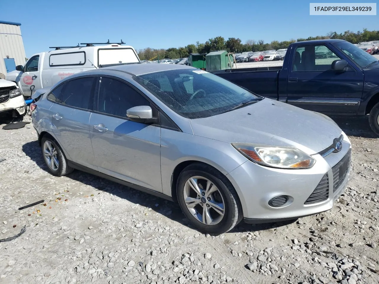 2014 Ford Focus Se VIN: 1FADP3F29EL349239 Lot: 76197034