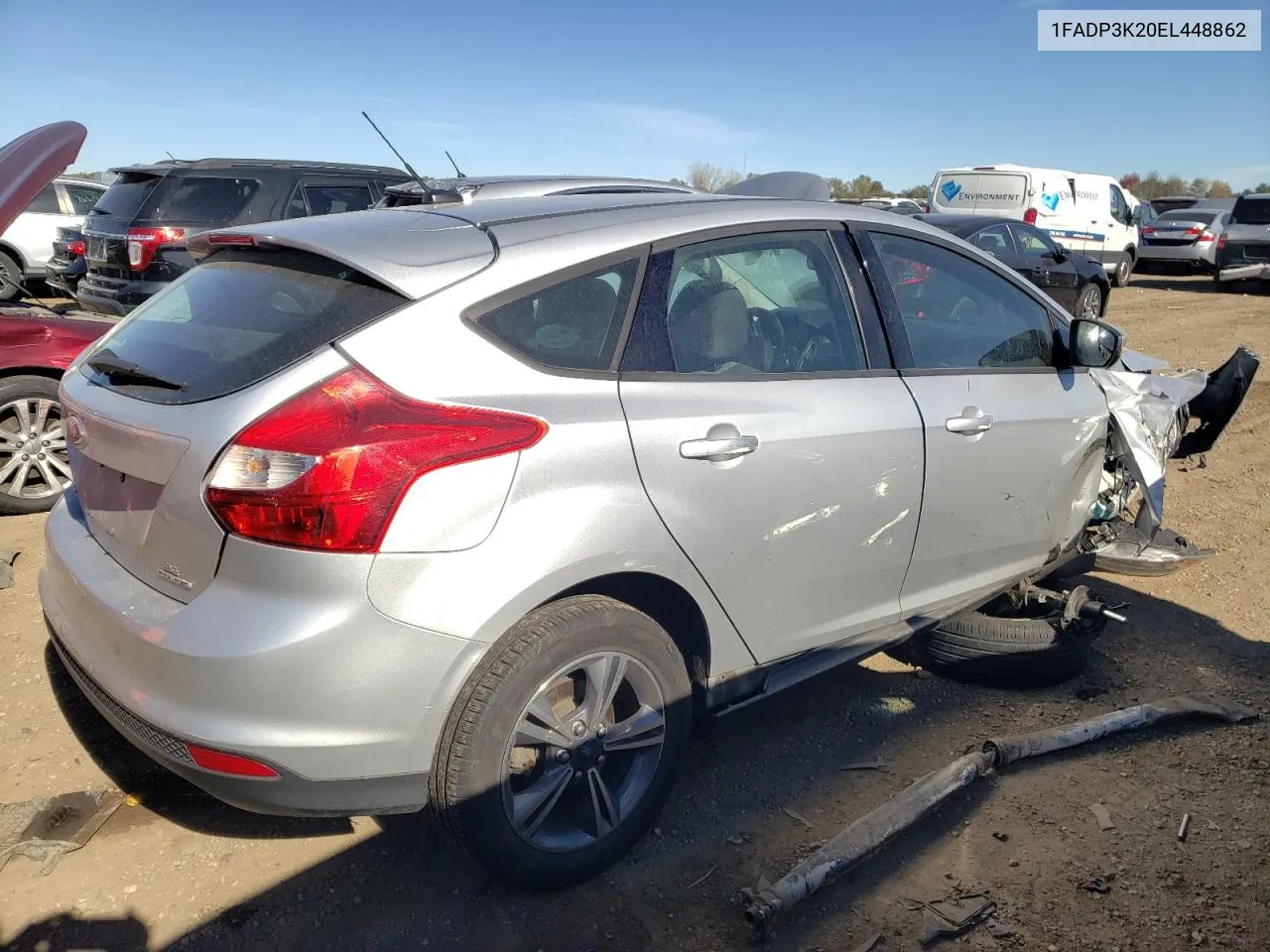 2014 Ford Focus Se VIN: 1FADP3K20EL448862 Lot: 76259264