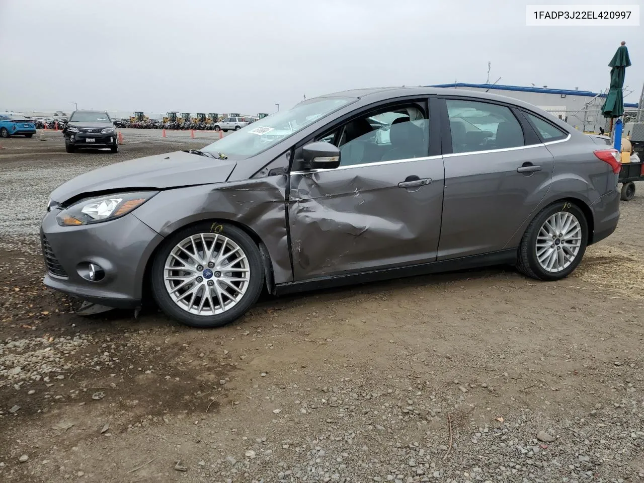 1FADP3J22EL420997 2014 Ford Focus Titanium