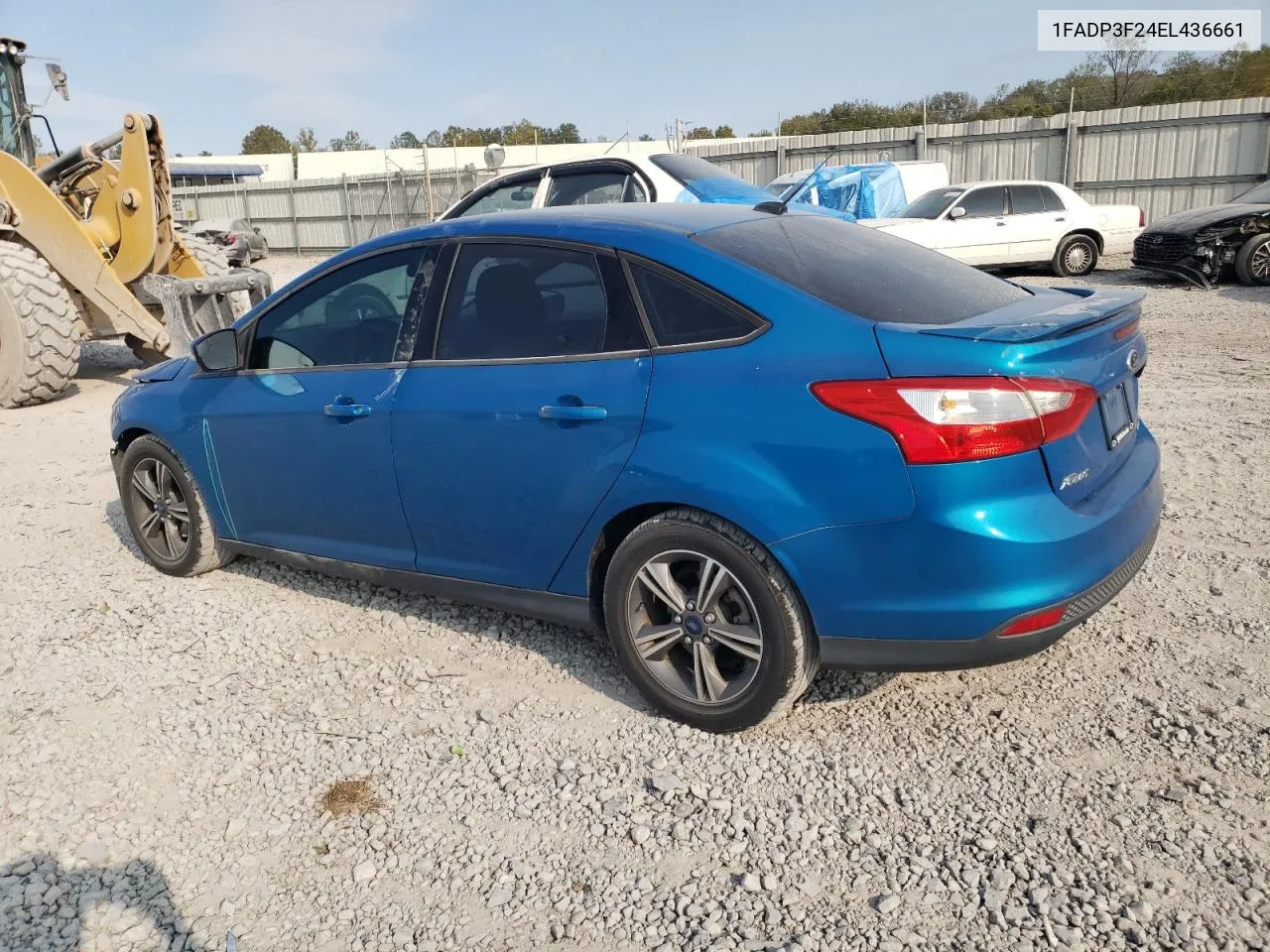 2014 Ford Focus Se VIN: 1FADP3F24EL436661 Lot: 76320194