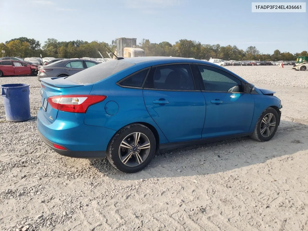 2014 Ford Focus Se VIN: 1FADP3F24EL436661 Lot: 76320194