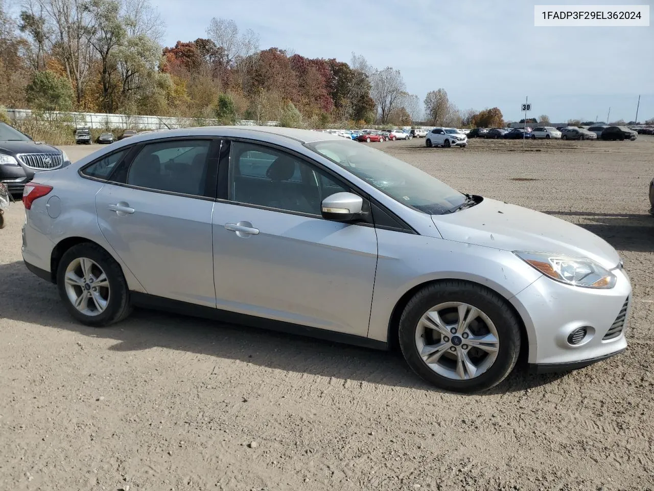 2014 Ford Focus Se VIN: 1FADP3F29EL362024 Lot: 76333034