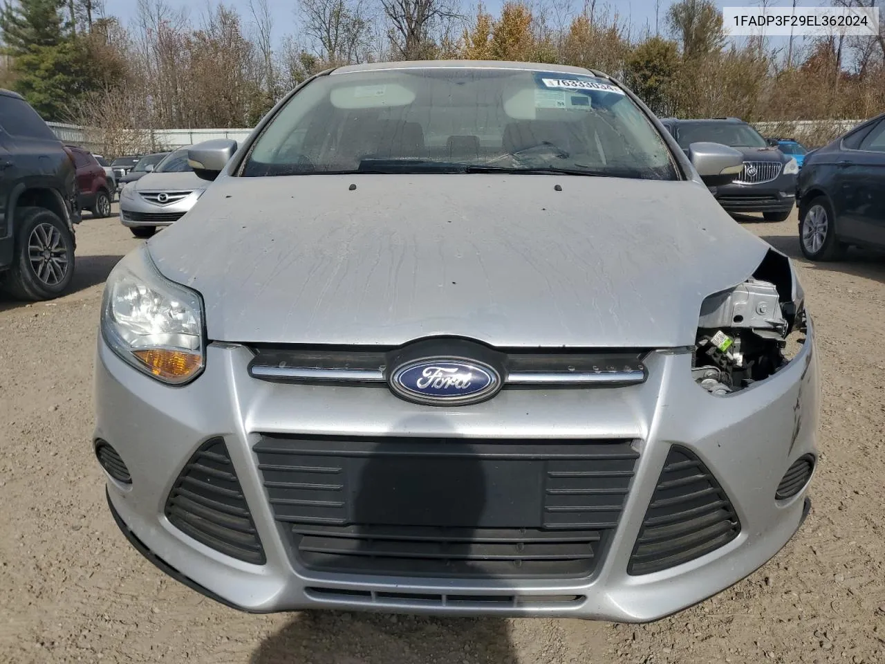 2014 Ford Focus Se VIN: 1FADP3F29EL362024 Lot: 76333034