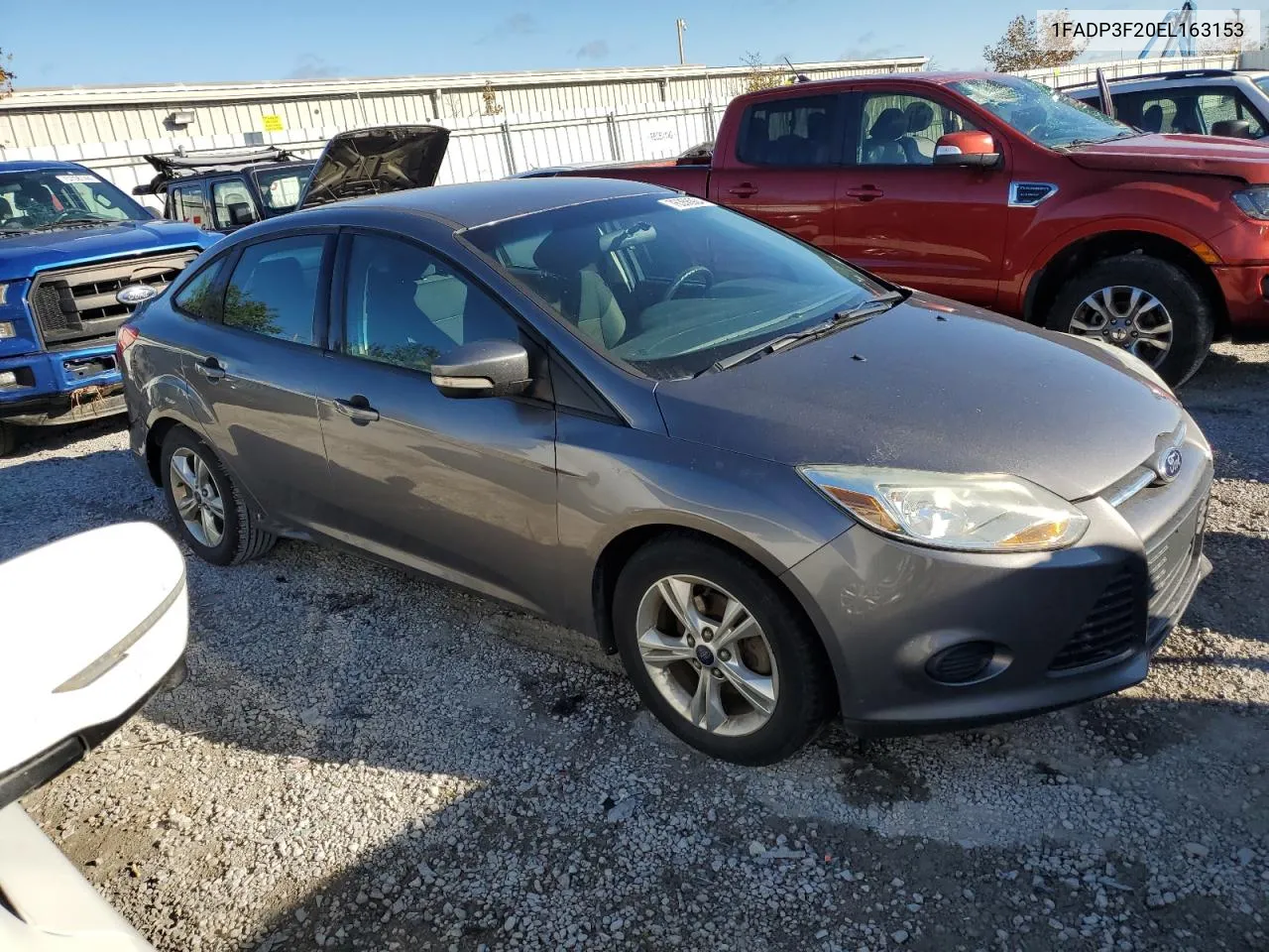 2014 Ford Focus Se VIN: 1FADP3F20EL163153 Lot: 76356904