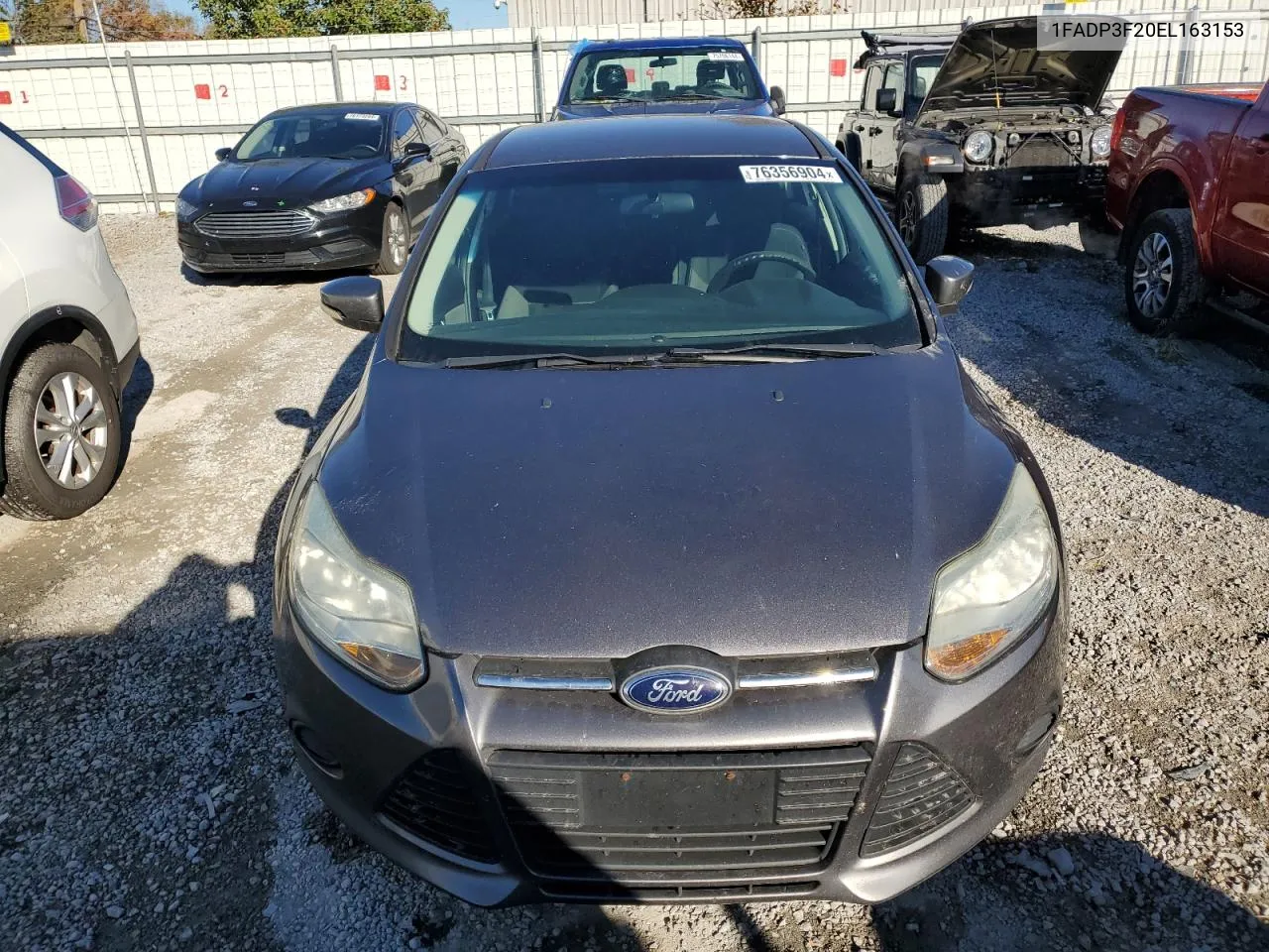 2014 Ford Focus Se VIN: 1FADP3F20EL163153 Lot: 76356904