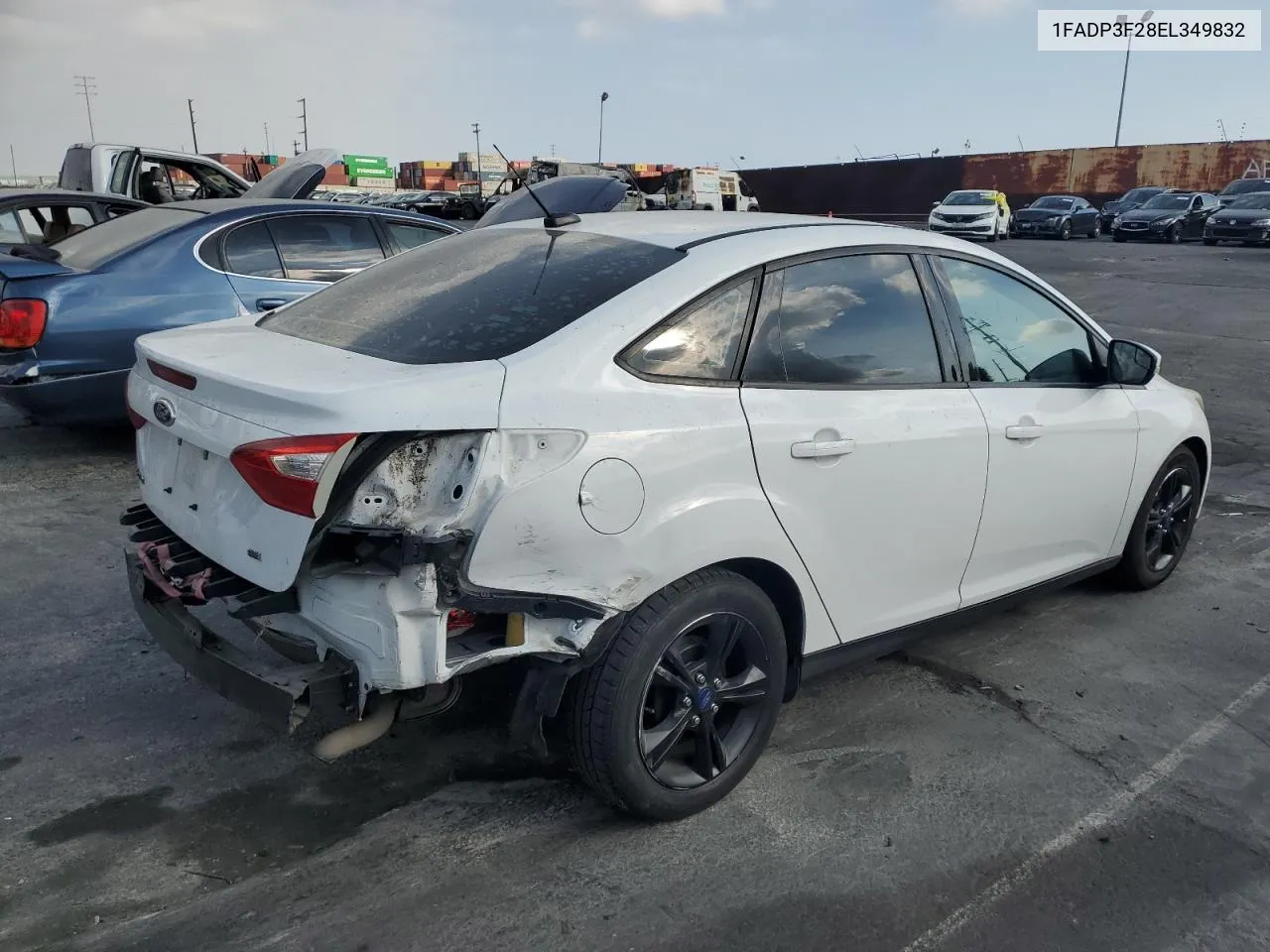 2014 Ford Focus Se VIN: 1FADP3F28EL349832 Lot: 76423254