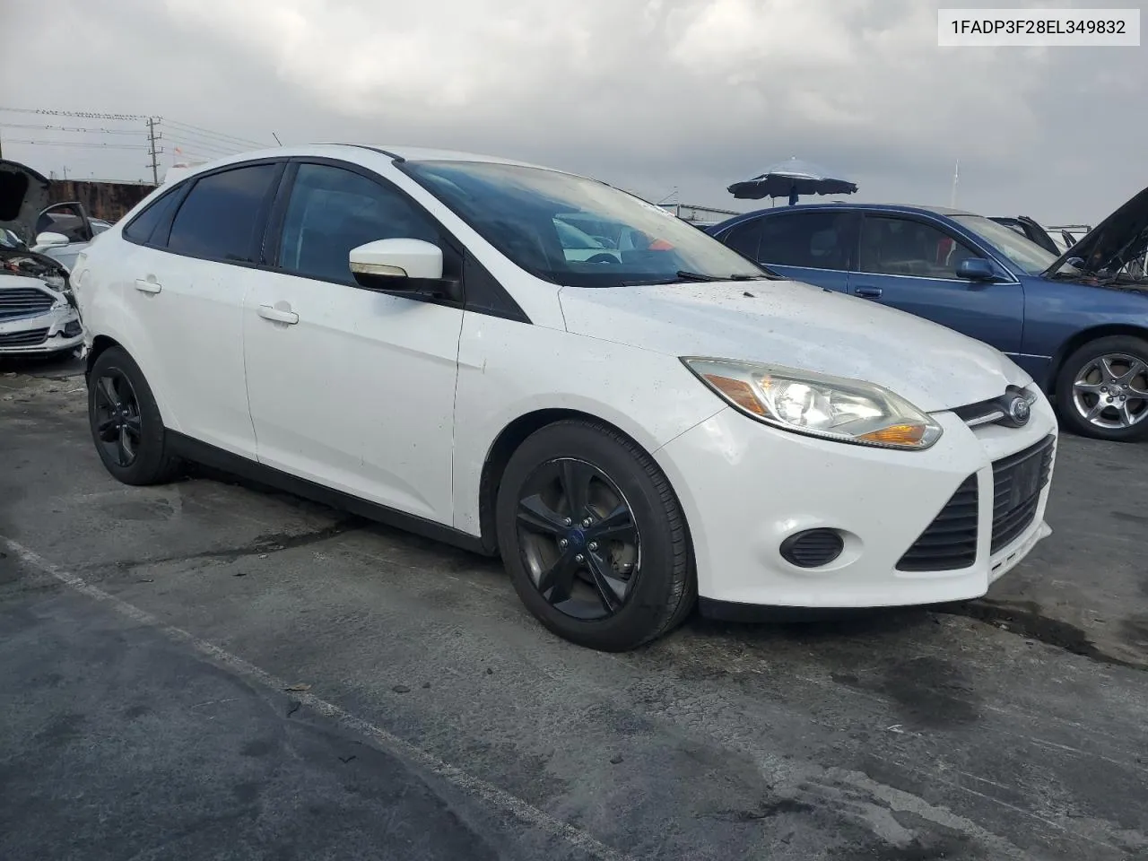 2014 Ford Focus Se VIN: 1FADP3F28EL349832 Lot: 76423254