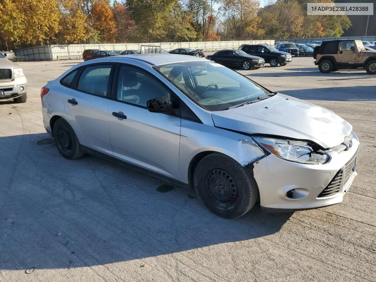 2014 Ford Focus S VIN: 1FADP3E23EL428388 Lot: 76459524