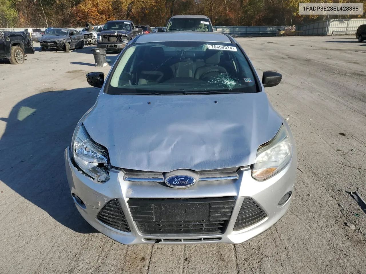 2014 Ford Focus S VIN: 1FADP3E23EL428388 Lot: 76459524