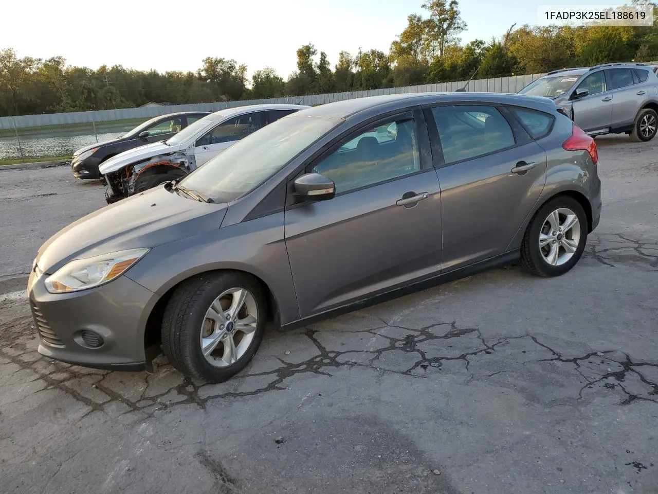 2014 Ford Focus Se VIN: 1FADP3K25EL188619 Lot: 76475074