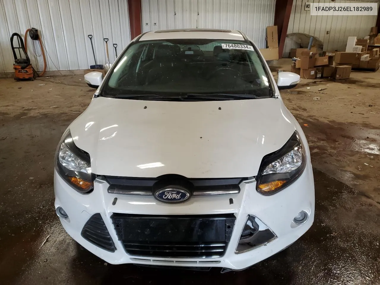 2014 Ford Focus Titanium VIN: 1FADP3J26EL182989 Lot: 76480334