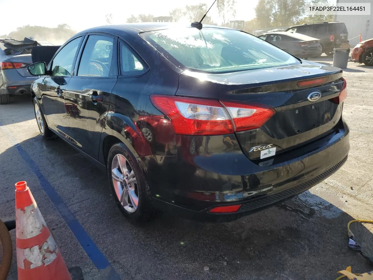 2014 Ford Focus Se VIN: 1FADP3F22EL164451 Lot: 76480724