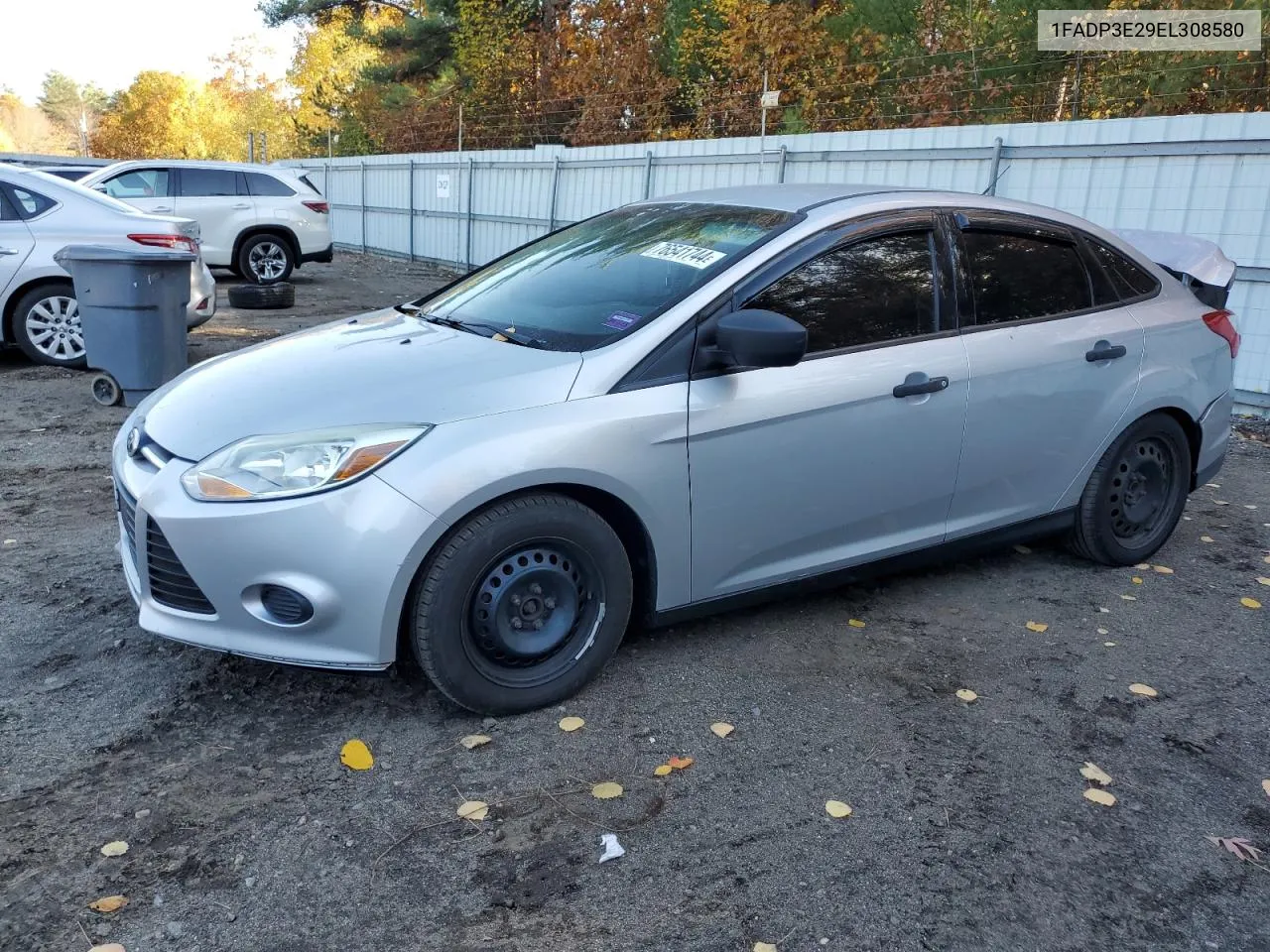 2014 Ford Focus S VIN: 1FADP3E29EL308580 Lot: 76541744