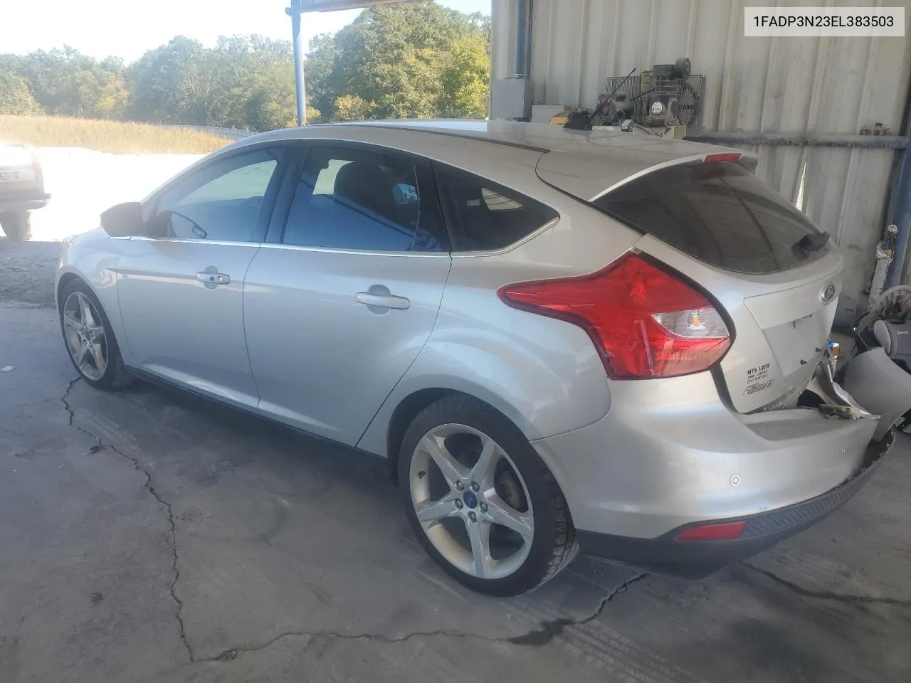 2014 Ford Focus Titanium VIN: 1FADP3N23EL383503 Lot: 76588494