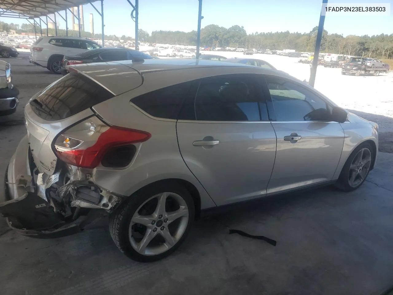 2014 Ford Focus Titanium VIN: 1FADP3N23EL383503 Lot: 76588494