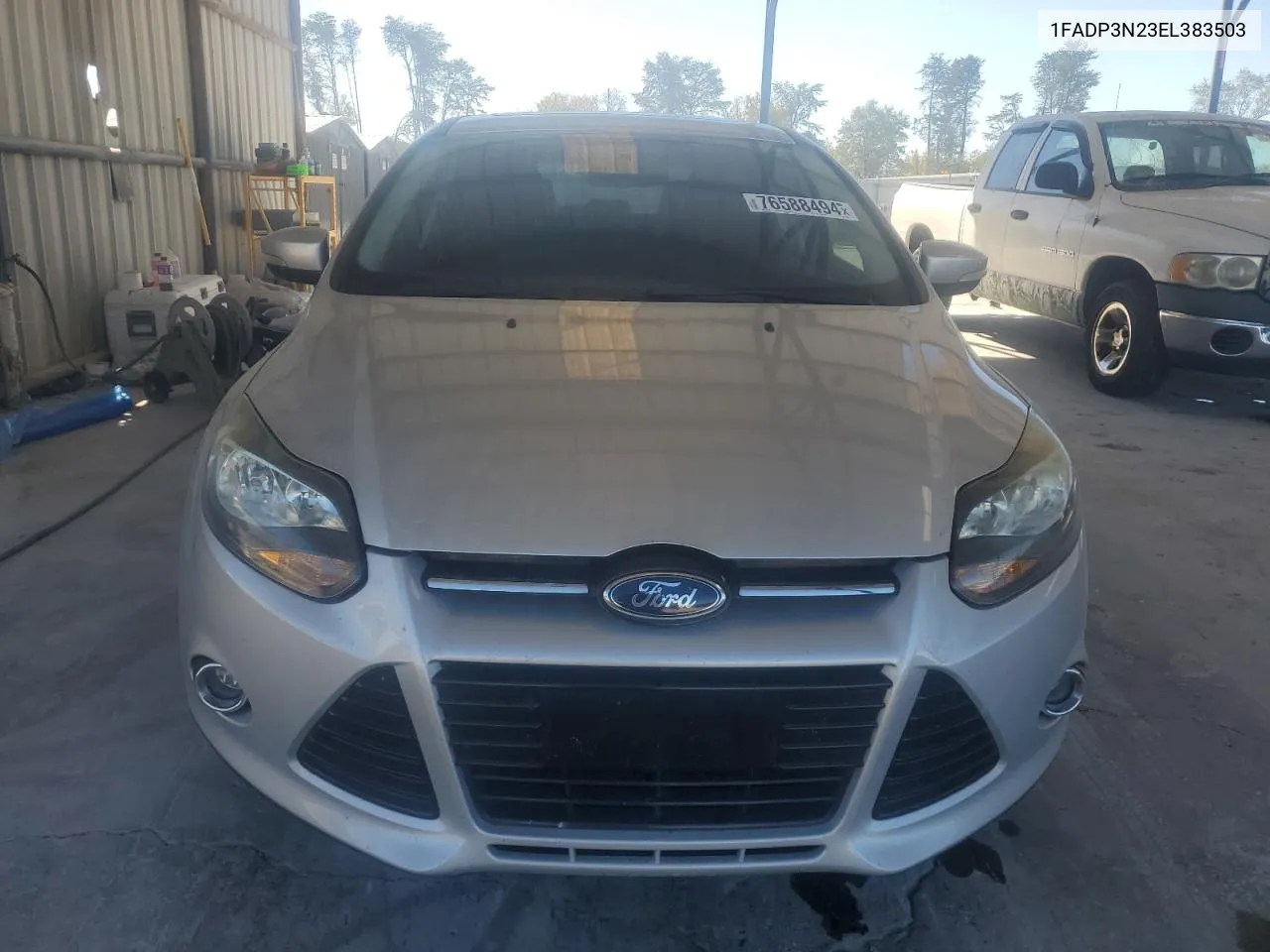 2014 Ford Focus Titanium VIN: 1FADP3N23EL383503 Lot: 76588494