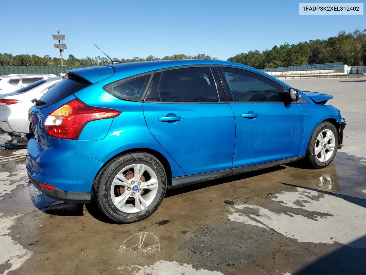 2014 Ford Focus Se VIN: 1FADP3K2XEL312402 Lot: 76627774