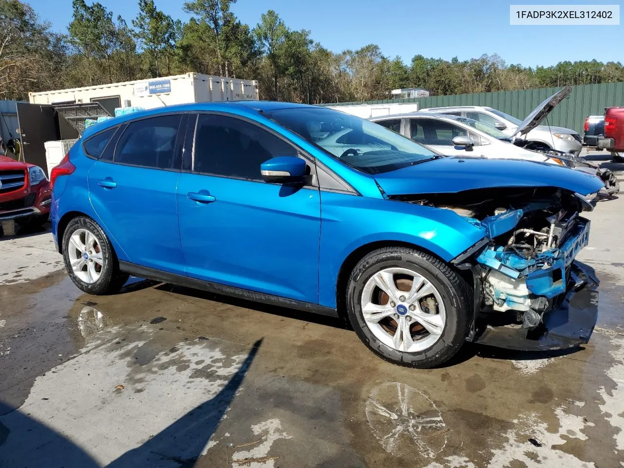 2014 Ford Focus Se VIN: 1FADP3K2XEL312402 Lot: 76627774