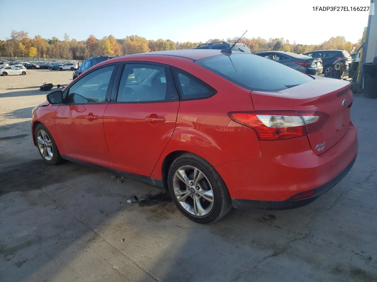 2014 Ford Focus Se VIN: 1FADP3F27EL166227 Lot: 76670804