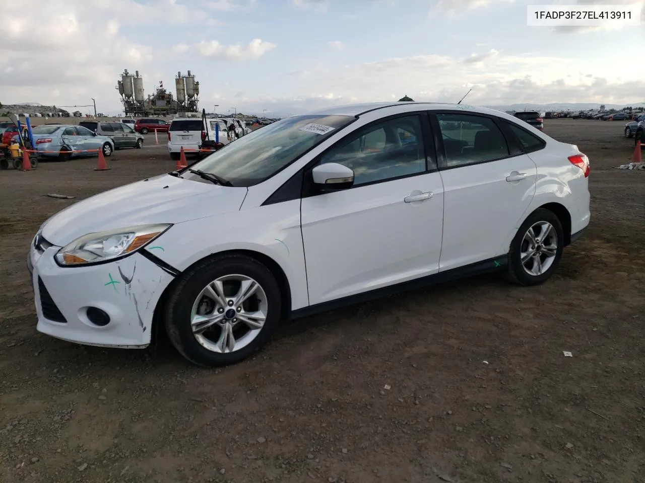 2014 Ford Focus Se VIN: 1FADP3F27EL413911 Lot: 76699444