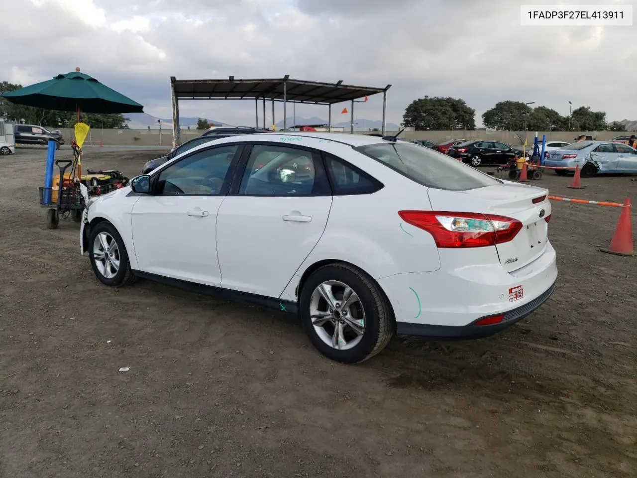 2014 Ford Focus Se VIN: 1FADP3F27EL413911 Lot: 76699444