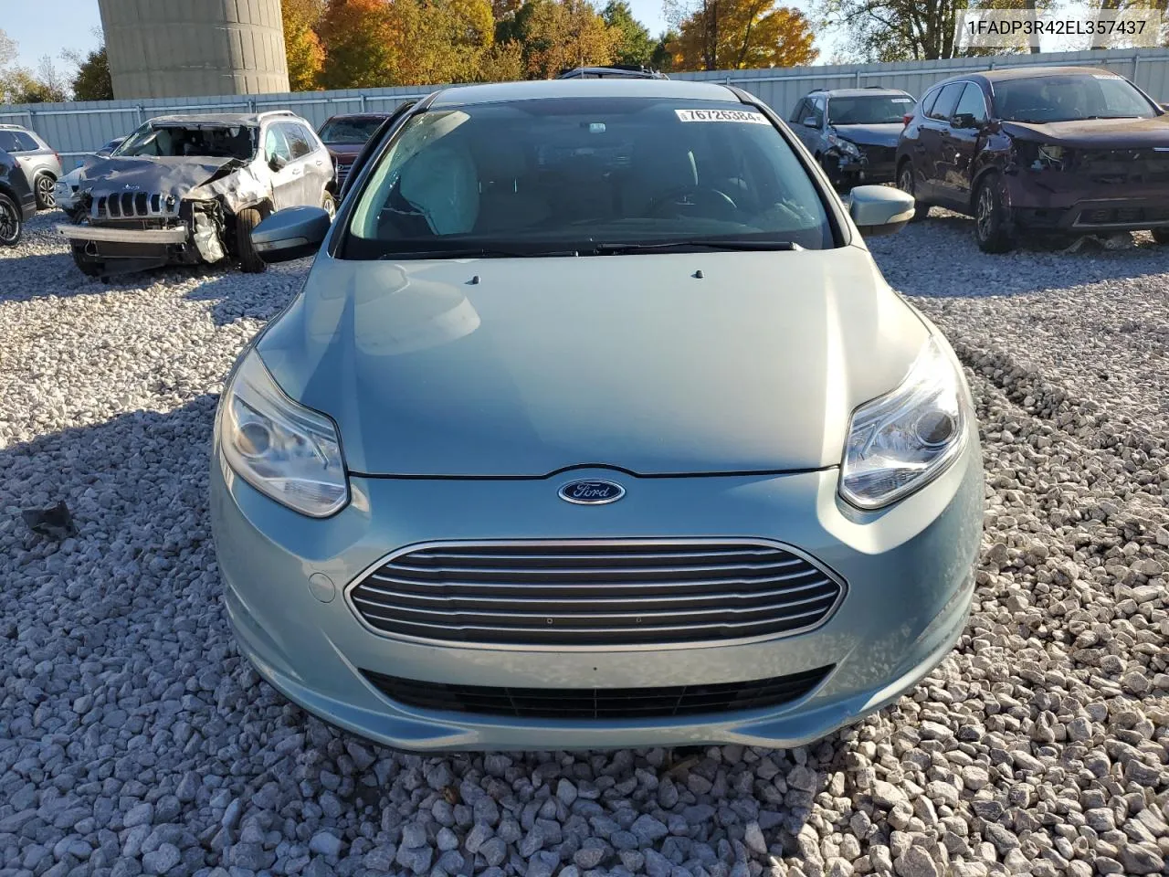 2014 Ford Focus Bev VIN: 1FADP3R42EL357437 Lot: 76726384