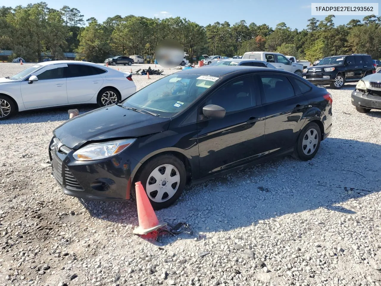 2014 Ford Focus S VIN: 1FADP3E27EL293562 Lot: 76743954