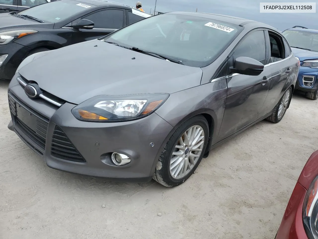 2014 Ford Focus Titanium VIN: 1FADP3J2XEL112508 Lot: 76796824