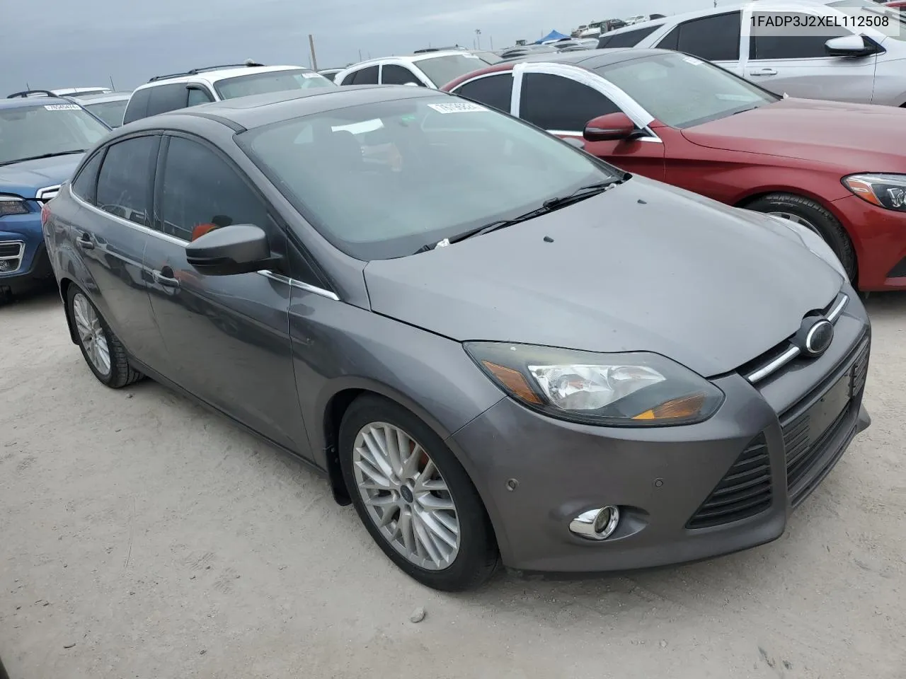 2014 Ford Focus Titanium VIN: 1FADP3J2XEL112508 Lot: 76796824