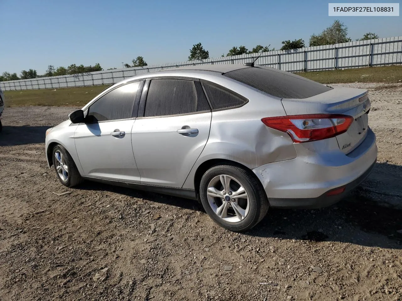 2014 Ford Focus Se VIN: 1FADP3F27EL108831 Lot: 76932594