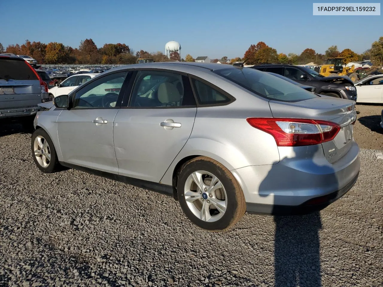 2014 Ford Focus Se VIN: 1FADP3F29EL159232 Lot: 77015174