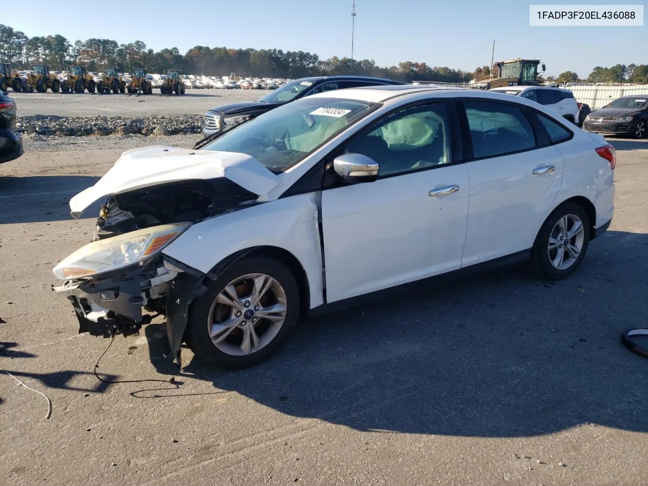 2014 Ford Focus Se VIN: 1FADP3F20EL436088 Lot: 77043334