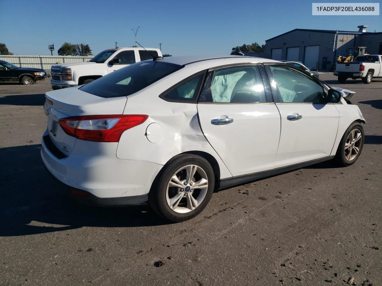 2014 Ford Focus Se VIN: 1FADP3F20EL436088 Lot: 77043334