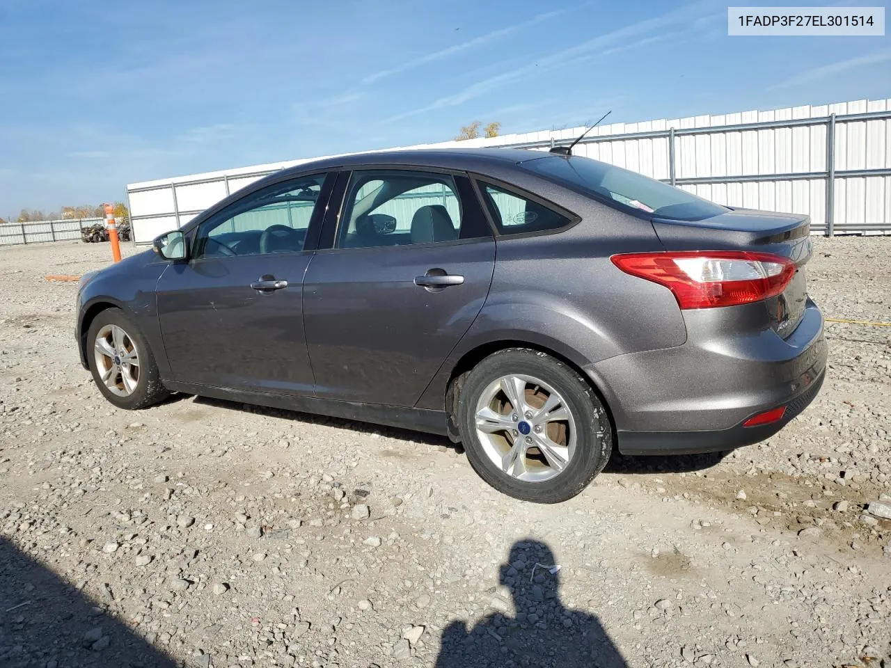 2014 Ford Focus Se VIN: 1FADP3F27EL301514 Lot: 77105244