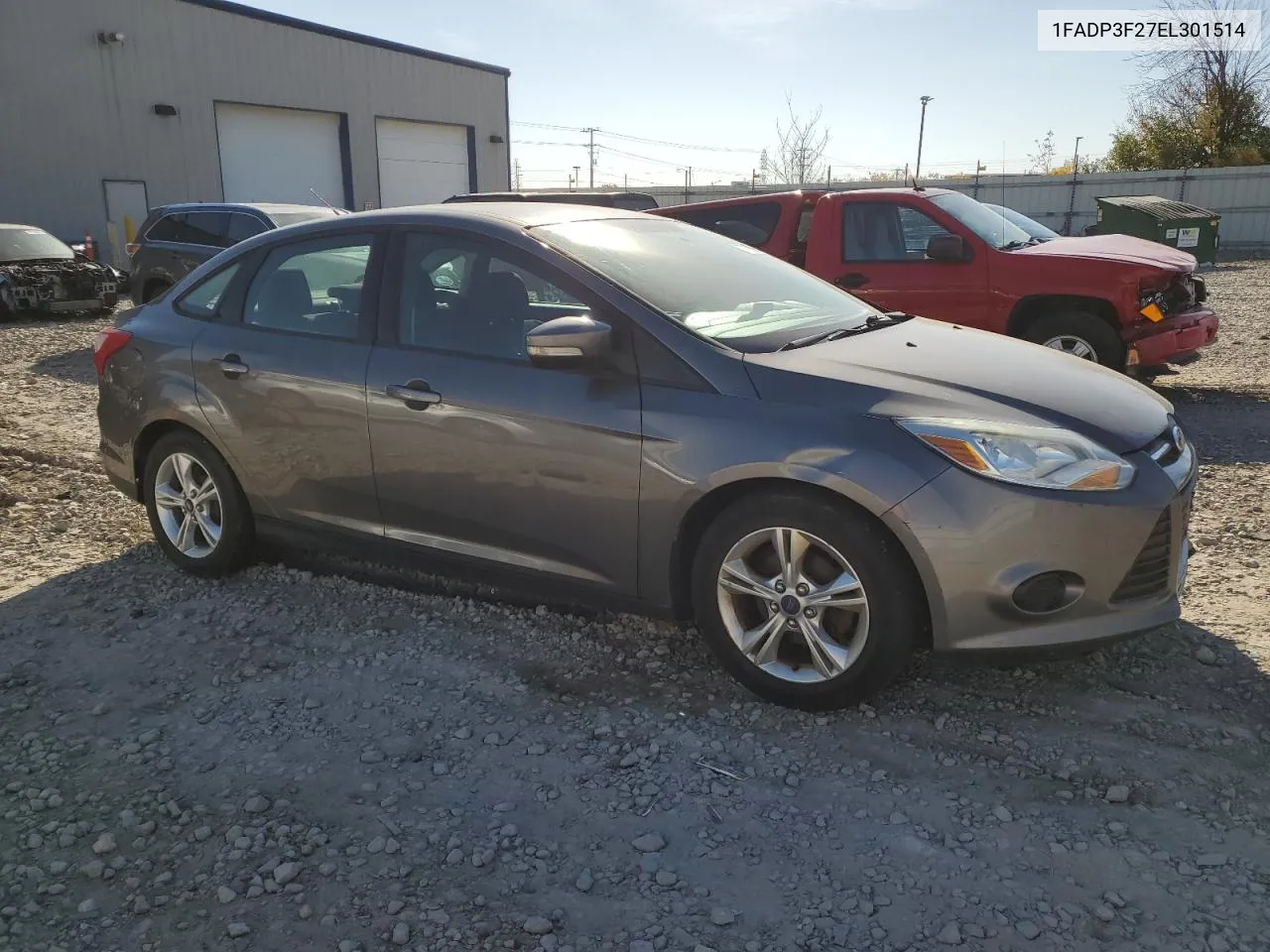 2014 Ford Focus Se VIN: 1FADP3F27EL301514 Lot: 77105244