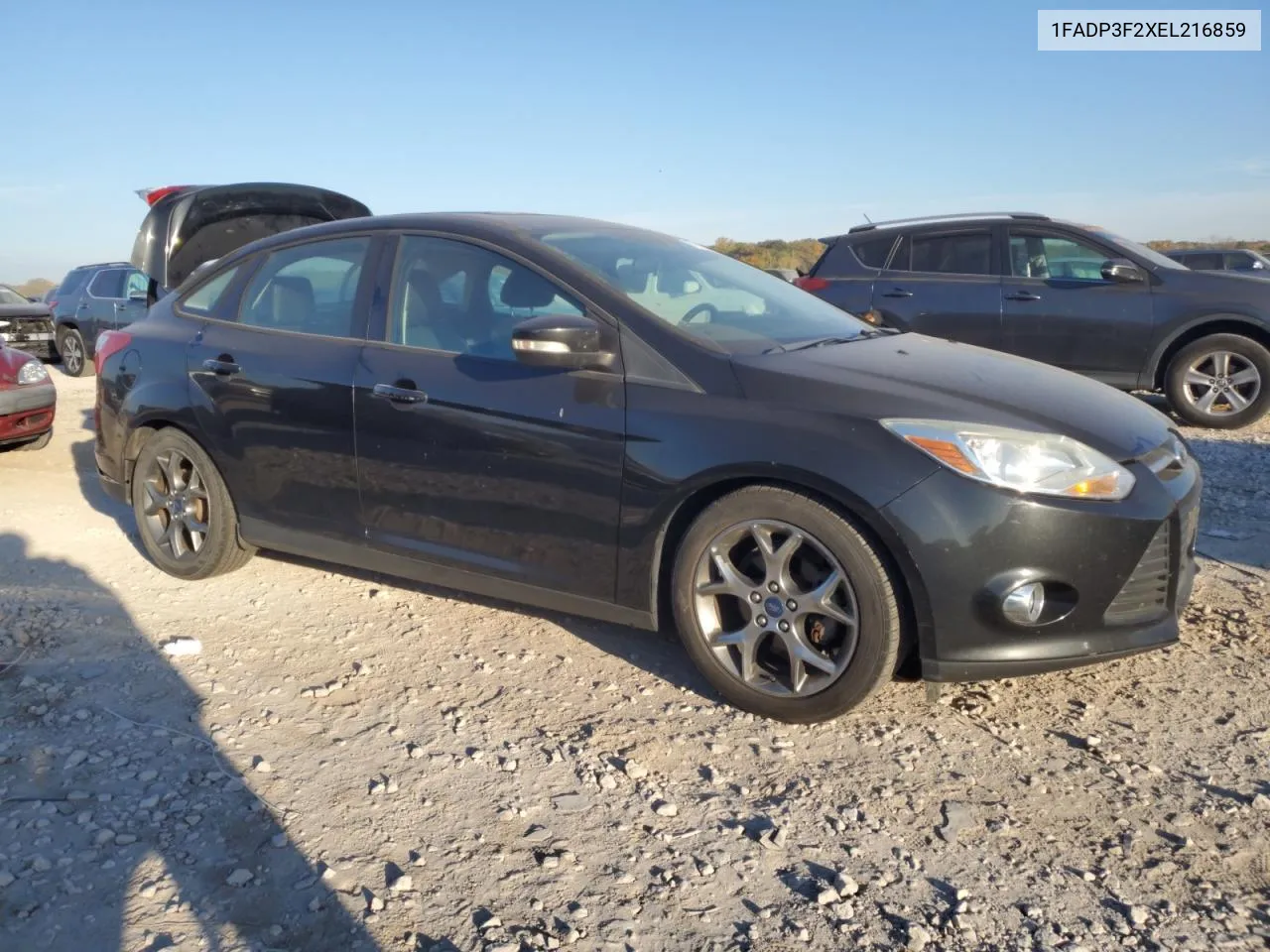 2014 Ford Focus Se VIN: 1FADP3F2XEL216859 Lot: 77132234