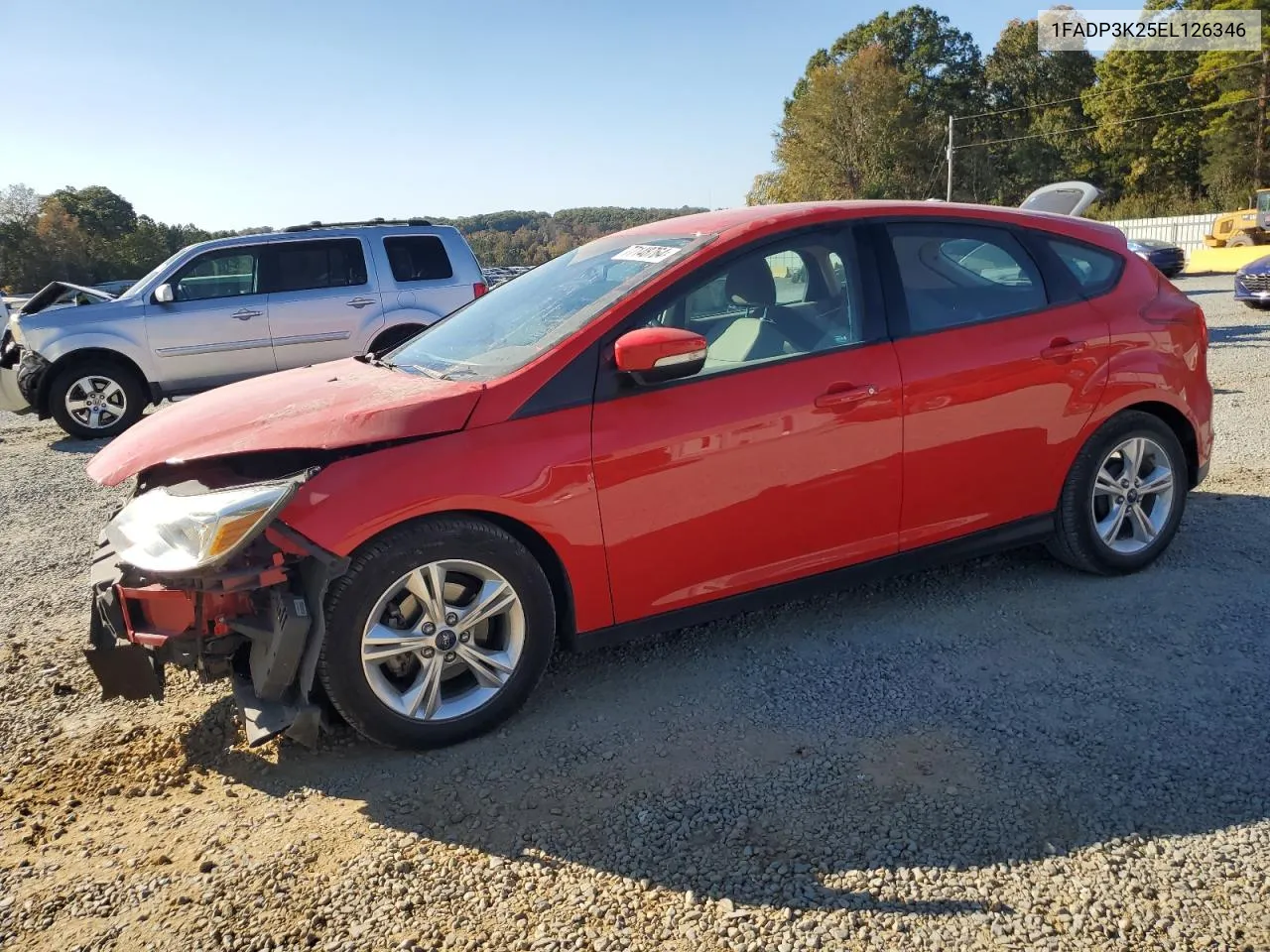 2014 Ford Focus Se VIN: 1FADP3K25EL126346 Lot: 77148764