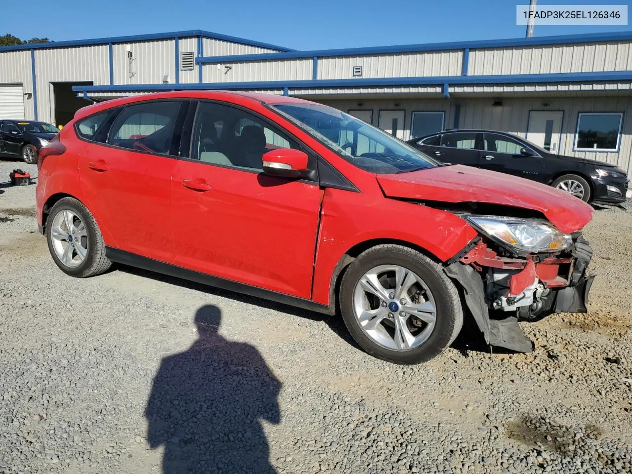 2014 Ford Focus Se VIN: 1FADP3K25EL126346 Lot: 77148764