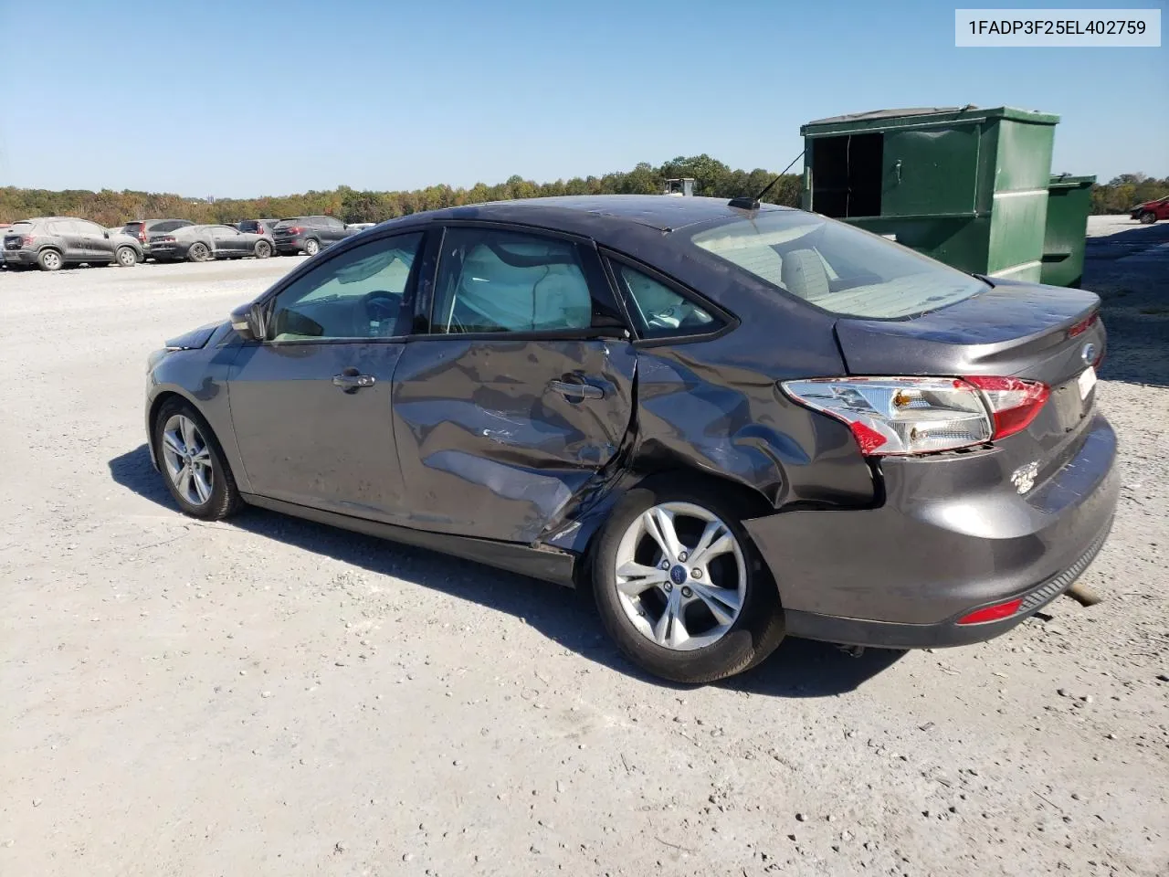 2014 Ford Focus Se VIN: 1FADP3F25EL402759 Lot: 77180174