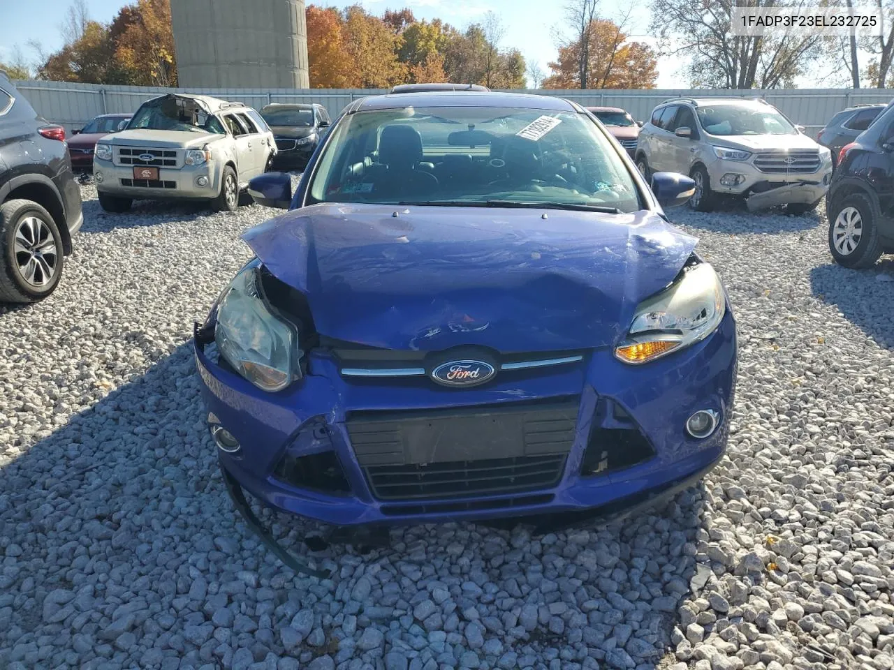 2014 Ford Focus Se VIN: 1FADP3F23EL232725 Lot: 77182914