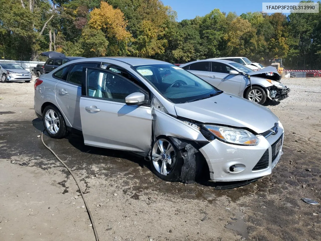 2014 Ford Focus Se VIN: 1FADP3F20EL313990 Lot: 77212064