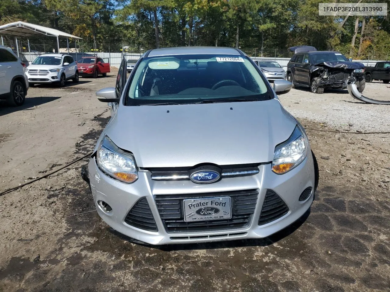 2014 Ford Focus Se VIN: 1FADP3F20EL313990 Lot: 77212064